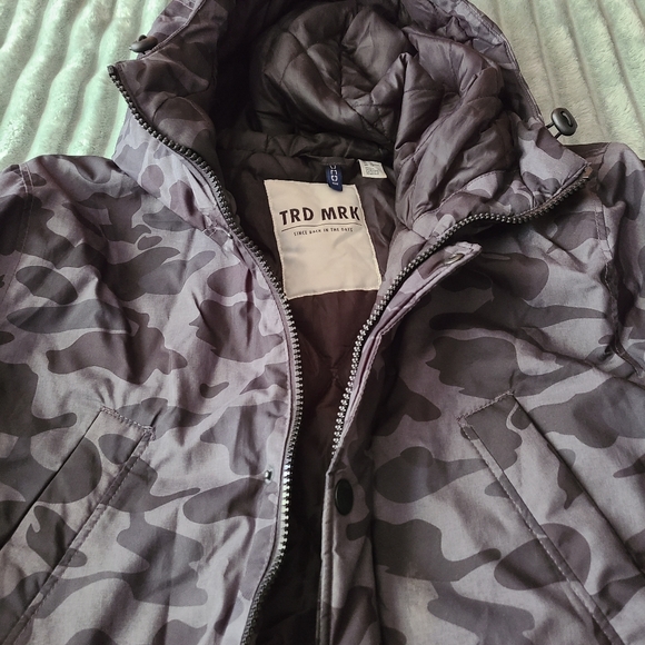 Men's H&M Army Print Hooded Jacket - Picture 4 of 4